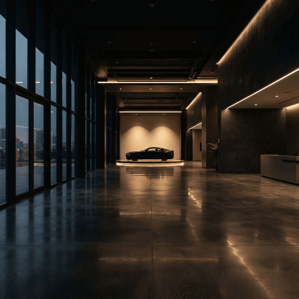 Intérieur du showroom NOVA MOTORS à Tunis